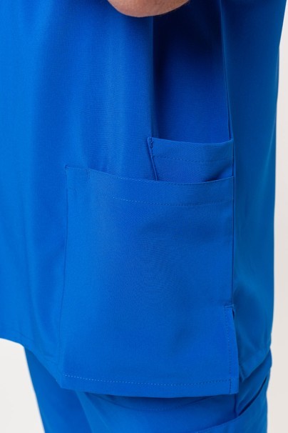 Men's Dickies EDS Essentials (V-neck top, Natural Rise trousers) scrubs set royal blue-6