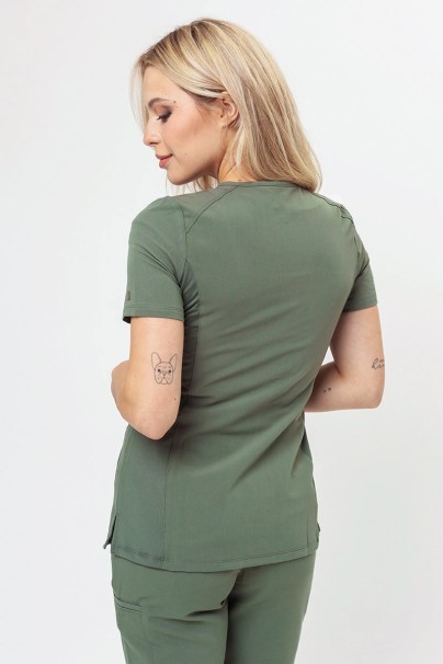 Women’s Maevn Matrix Pro Curved scrub top olive-1