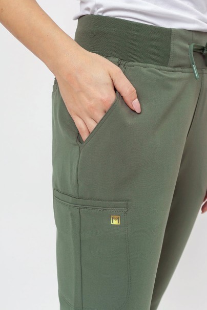 Women's Maevn Matrix Pro jogger scrub trousers olive-3