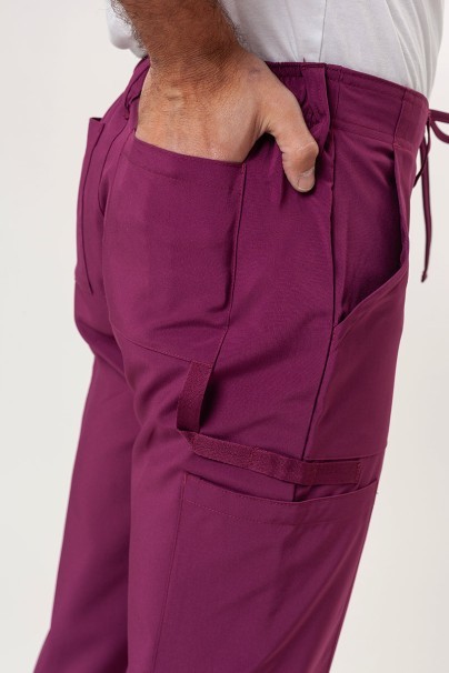 Men's Dickies EDS Essentials Natural Rise scrub trousers wine-4