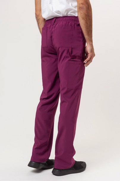 Men's Dickies EDS Essentials (V-neck top, Natural Rise trousers) scrubs set wine-8
