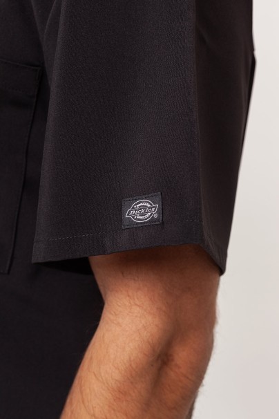 Men's Dickies EDS Essentials (V-neck top, Natural Rise trousers) scrubs set black-6