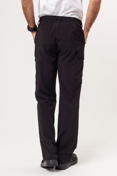 Men's Dickies EDS Essentials (V-neck top, Natural Rise trousers) scrubs set black-8