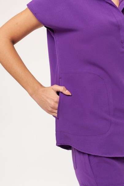 Women's Uniforms World 518GTK™ Avant On-Shift scrub top violet-7