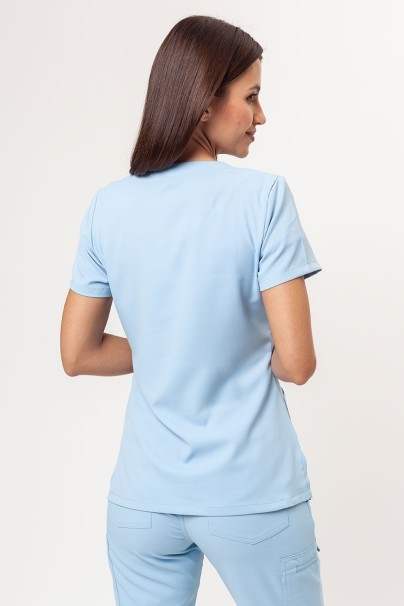 Women's Uniforms World 109PSX Shelly scrub top ceil blue-1