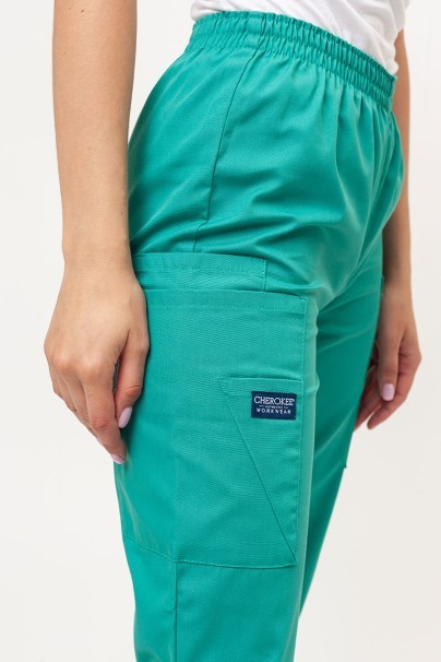 Women’s Cherokee Originals Natural Rise scrub trousers light green-2