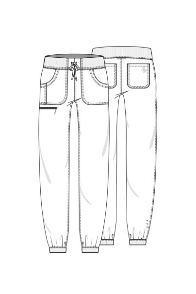 Women's Heartsoul Break on Through scrub jogger trousers mint-10