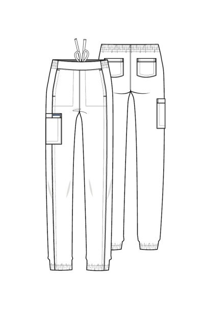 Women's Cherokee Ultra scrub jogger trousers galaxy blue-9