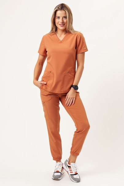 Women's Dickies EDS NXT Mid Rise scrub jogger trousers ginger-7