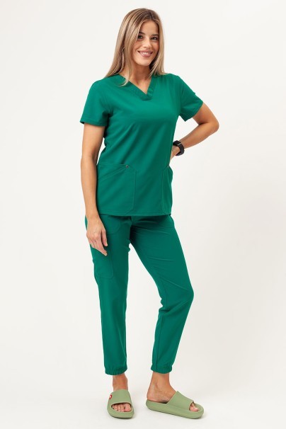 Women's Dickies EDS NXT Mid Rise scrub jogger trousers hunter green-7