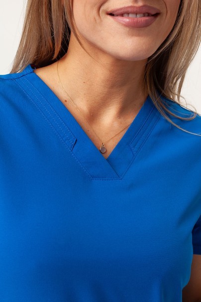 Women's Dickies EDS NXT V-neck scrub top royal blue-2