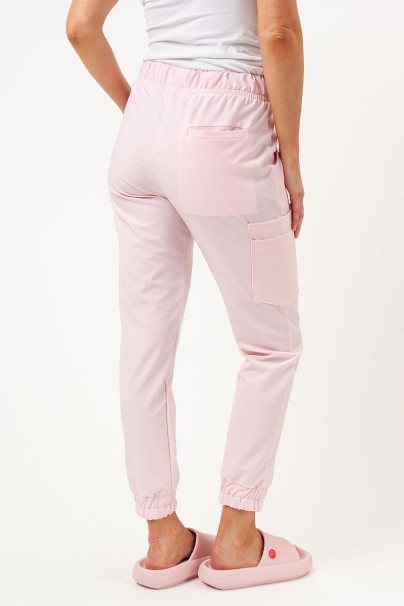 Women's Sunrise Uniforms Premium scrubs set (Aura top, Vibe jogger trousers) blush pink-7