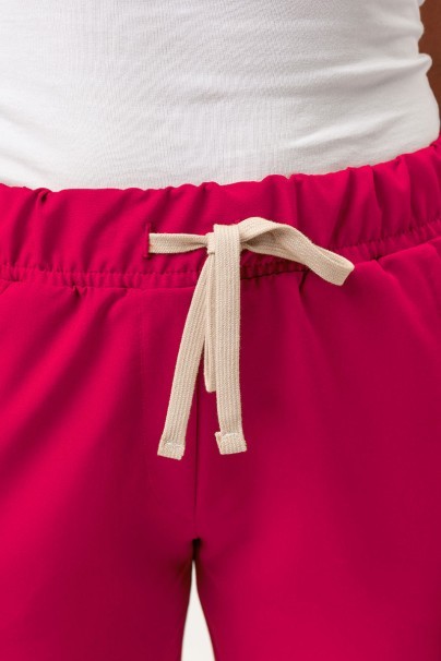 Women's Sunrise Uniforms Premium Vibe scrub jogger trousers raspberry-2