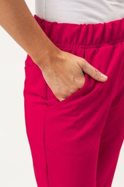 Women's Sunrise Uniforms Premium Vibe scrub jogger trousers raspberry-3