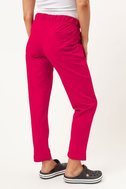 Women's Sunrise Uniforms Premium Pride scrub trousers raspberry-3