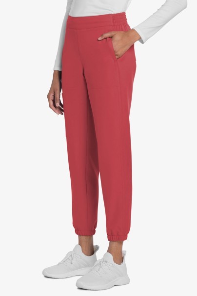 Women's Cherokee Ultra scrub jogger trousers coral-2