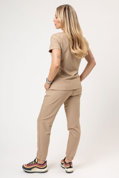 Women's Cherokee Ultra scrub jogger trousers beige-2
