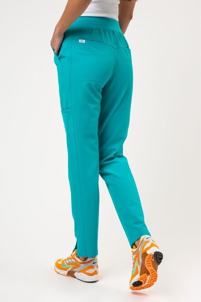 Women’s Uniforms World 518GTK™ (Lucy top, Alivia trousers) scrubs set teal blue-10