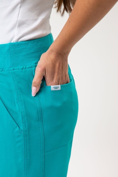 Women’s Uniforms World 518GTK™ (Lucy top, Alivia trousers) scrubs set teal blue-13