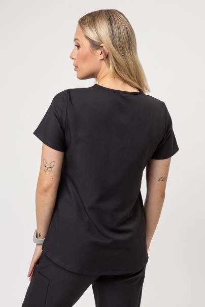 Women's Cherokee Ultra 3-pocket scrub top black-3