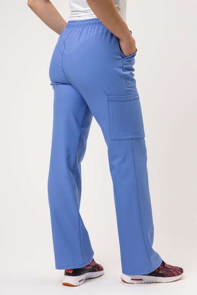 Women's Cherokee Ultra scrubs set (3-pocket top, Cargo trousers) ceil blue-7