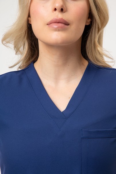 Women's Cherokee Ultra scrubs set (3-pocket top, Cargo trousers) navy-4