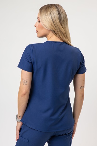 Women's Cherokee Ultra scrubs set (3-pocket top, Cargo trousers) navy-3