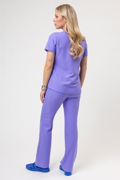 Women's Cherokee Ultra scrubs set (3-pocket top, Cargo trousers) lavender-1