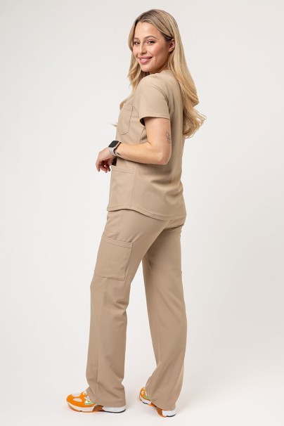 Women's Cherokee Ultra Cargo scrub trousers khaki-4