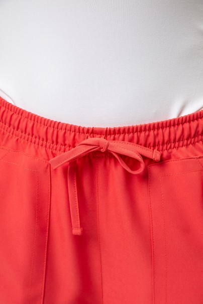 Women's Cherokee Ultra scrubs set (3-pocket top, Cargo trousers) coral-9