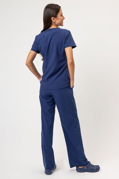 Women's Dickies EDS NXT scrubs set (Round Neck top, Wide Leg trousers) navy-2