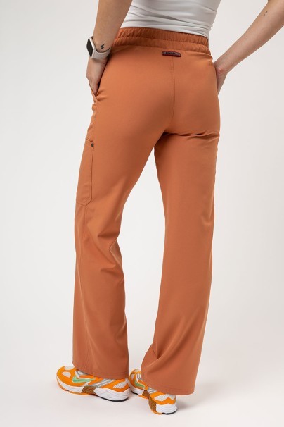 Women's Dickies EDS NXT scrubs set (Round Neck top, Wide Leg trousers) ginger-6