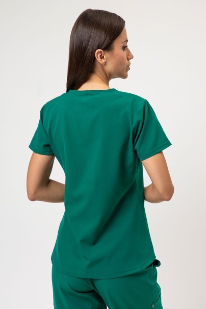 Women's Dickies EDS NXT scrubs set (Round Neck top, Wide Leg trousers) hunter green-3