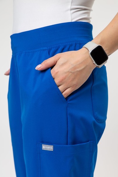 Women's Maevn Momentum scrubs set (Dolman top, Flare Leg trouser) royal blue-9
