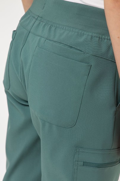 Women's Maevn Momentum scrubs set (Dolman top, Flare Leg trouser) moss green-8