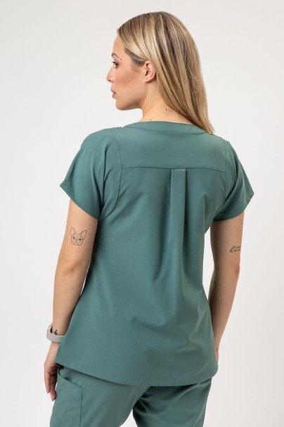 Women's Maevn Momentum scrubs set (Dolman top, Flare Leg trouser) moss green-4