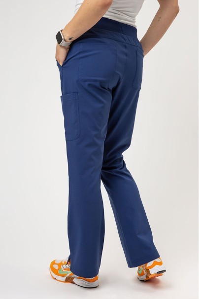 Women's Maevn Momentum scrubs set (Dolman top, Flare Leg trouser) navy-9