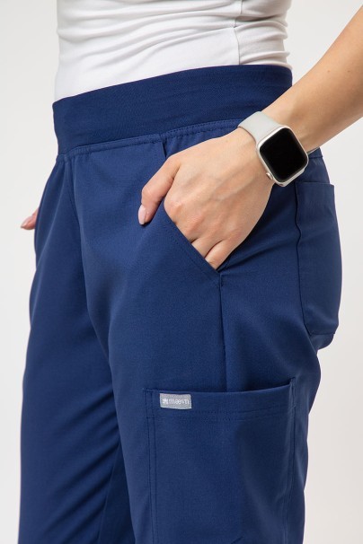 Women's Maevn Momentum scrubs set (Dolman top, Flare Leg trouser) navy-10