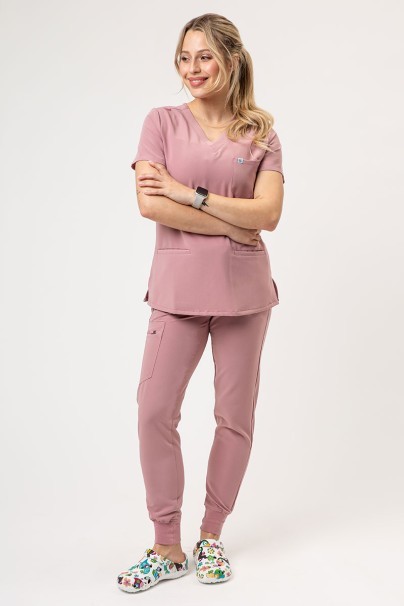 Women's Uniforms World 518GTK™ Avant Phillip scrub trousers blush pink-2