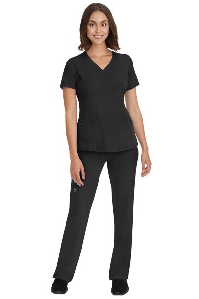 Women's Healing Hands Rebecca Flare scrub trousers black-2