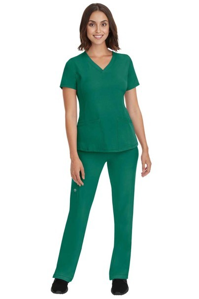 Women's Healing Hands Rebecca Flare scrub trousers green-2
