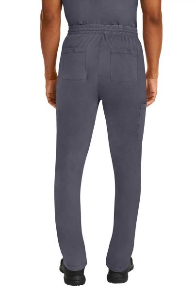 Men's Healing Hands scrubs set (Matthew top, Ryan trousers) pewter-4