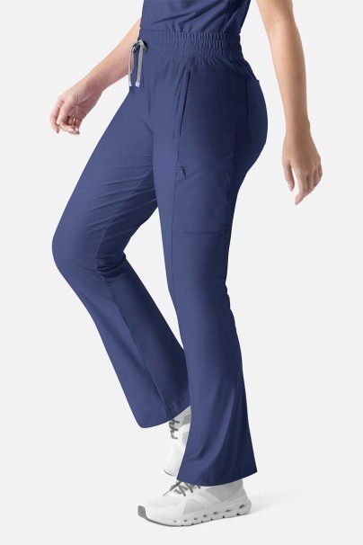 Women's Maevn Embrace scrubs set (Luna top, Nora trousers) navy-8