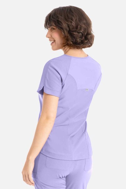 Women's Maevn Embrace scrubs set (Luna top, Nora trousers) lavender-3
