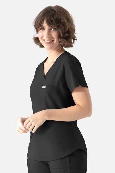 Women's Maevn Embrace scrubs set (Luna top, Nora trousers) black-5