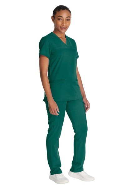Women's Dickies Balance scrubs set (V-neck top, Mid Rise trousers) green-9