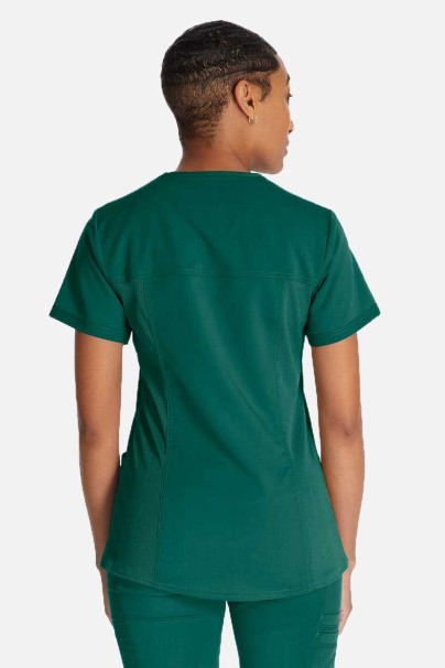 Women's Dickies Balance scrubs set (V-neck top, Mid Rise trousers) green-3