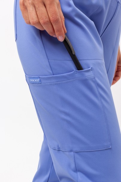 Women's Cherokee Achieve Jogger scrub trousers ceil blue-5