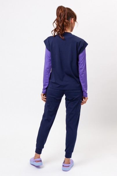 Women's Cherokee Achieve scrubs set navy-3