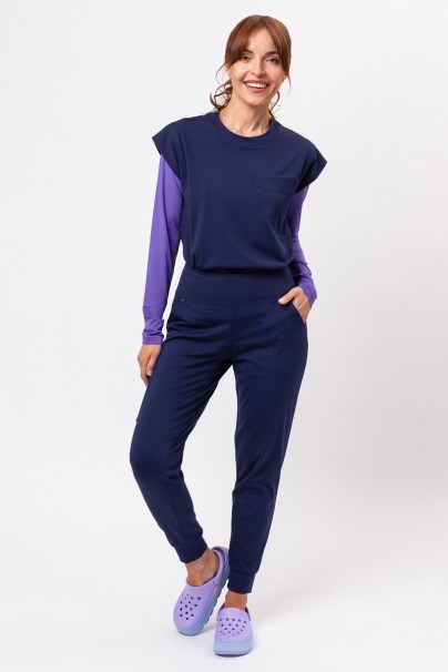 Women's Cherokee Achieve scrubs set navy-2